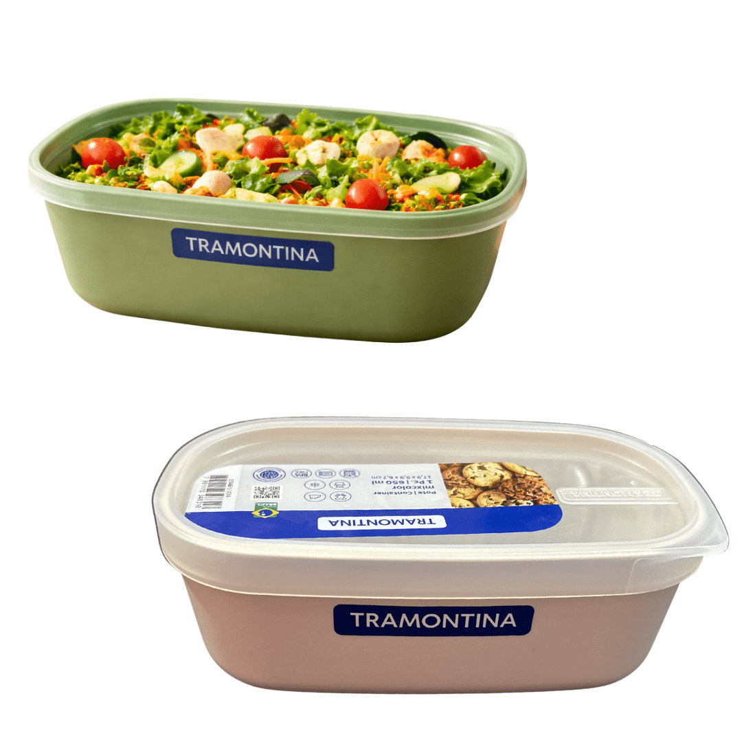 Tupper merienda 680ml Tramontina - Imagen 2